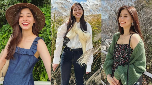 透明系美人新木優子私服這樣穿！除了碎花、長洋裝更是好比例褲裝教科書！