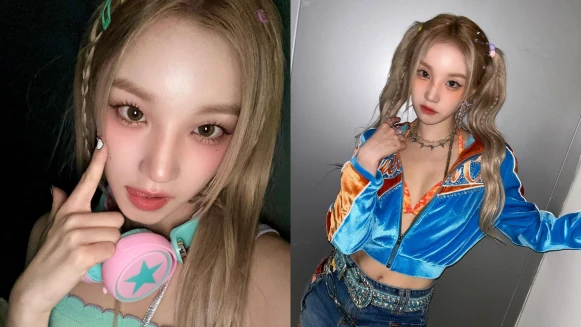 (G)I-DLE雨琦彩妝師手把手教學!活力搶眼的「多巴胺妝容」這樣畫,跟著做馬上變Y2K復古甜心