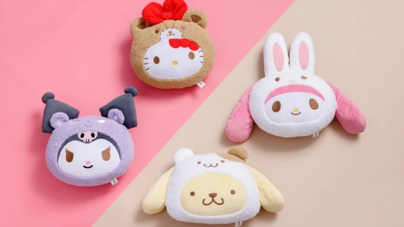 麥當勞X三麗鷗推出超萌抱枕！Hello Kitty、美樂蒂、布丁狗等4款造型， 7/5限量開賣