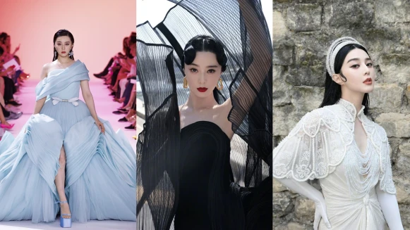 范冰冰登上巴黎高訂週T台！4天狂換7套造型上演精彩變裝秀，有封神、也有翻車