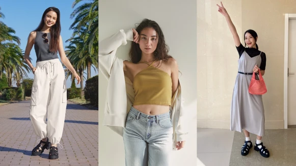 GU購物祭開跑！整理2023夏季GU必收5單品：削肩背心、日系編織涼鞋…