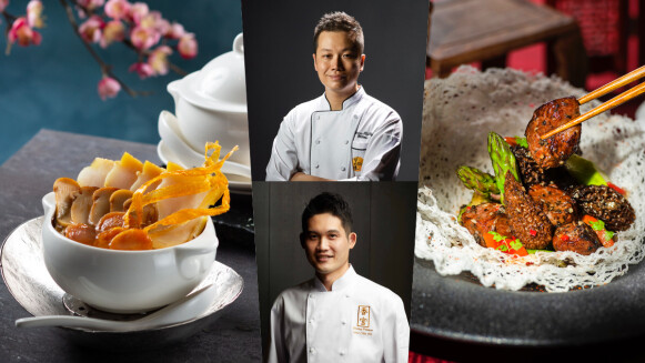 香宮X望月樓雙廚同台展演「雙城粵饗」可一次網羅「翼豆年糕蔥爆和牛、金箔松露蟹餃皇」等招牌菜餚