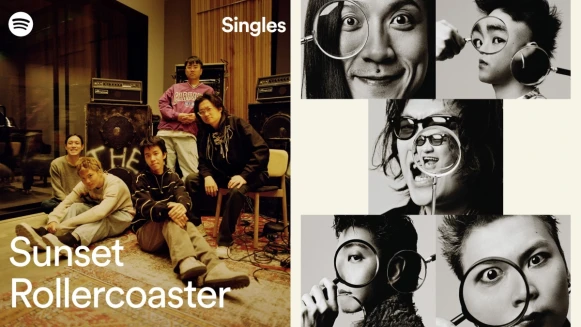 Spotify第一組合作台灣樂團落日飛車,獨家推出〈Candlelight〉〈腦海中〉歌曲和幕後花絮