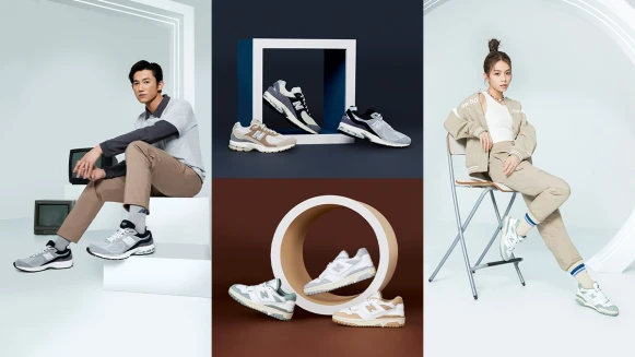 好感約會怎麼搭？想走文青職人風、動感俐落風都型！New Balance 550和2002R新色演繹，教你從吳慷仁跟宋芸樺的完美示範中，選出最佳約會造型！