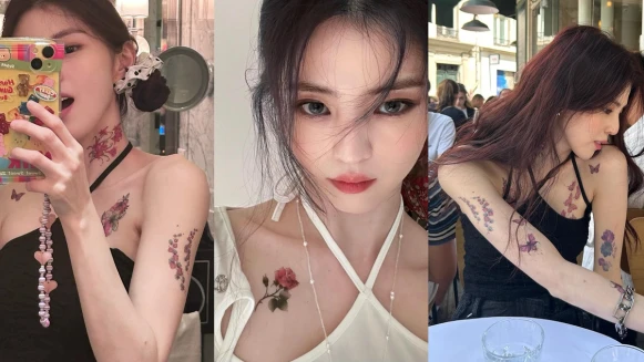 韓韶禧紋身貼紙貼上癮！編輯推薦5個紋身貼紙品牌，彩色蝴蝶、花草植物…唯美又時髦