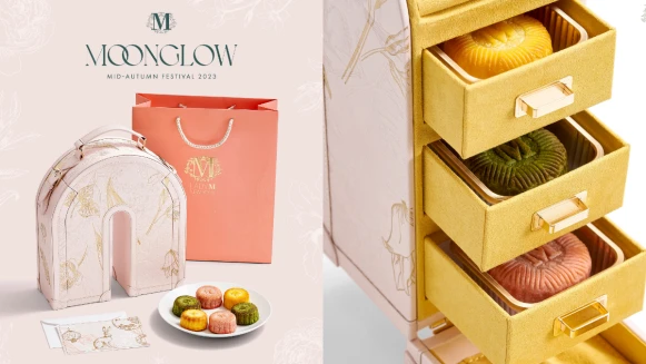 Lady M中秋禮盒玫瑰金夢幻登場！粉嫩圓拱型外觀，還能當作飾品收藏盒