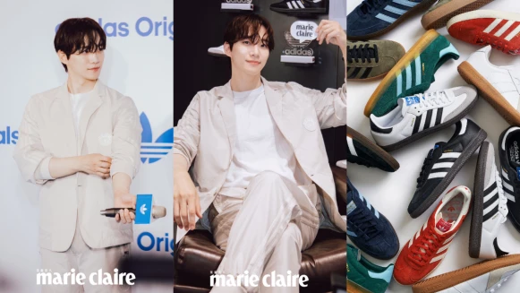 李俊昊旋風席捲信義區，獨家照曝光零死角帥翻！必敗歐爸同款adidas Originals T-TOE家族鞋款