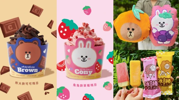甜點控快衝！Mister Donut X LINE FRIENDS超萌聯名登場，冰棒、芙樂奇新甜點開賣