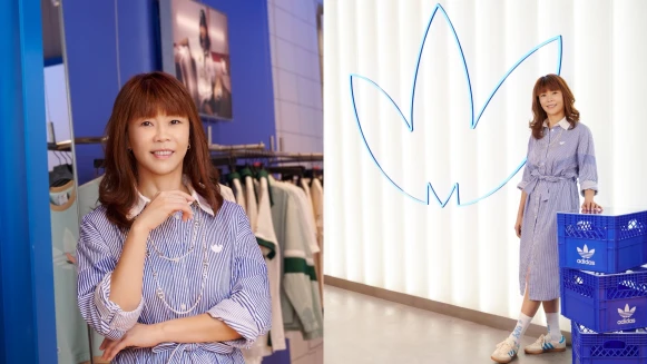 adidas首席營運總監Jennifer鄭明芬：「我喜歡將運動家精神融入職場、家庭與生活領域中，期許永遠都能比昨天的自己更進步！」