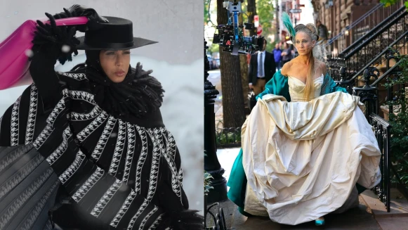 《慾望城市：華麗下半場2》9大亮點造型：Met Gala慾望版、暴風雪依舊時髦出門