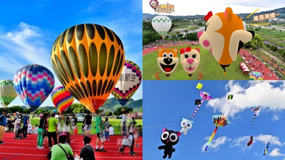 2023台中熱氣球嘉年華連續三天！雙面氣球超可愛、600秒煙火等完整活動一次看