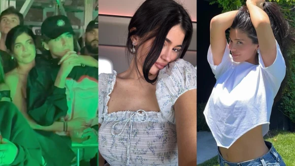 卡戴珊家小妹Kylie擄獲甜茶心！牛仔褲白T、碎花公主袖，私服5招甜辣霸氣全被她包辦