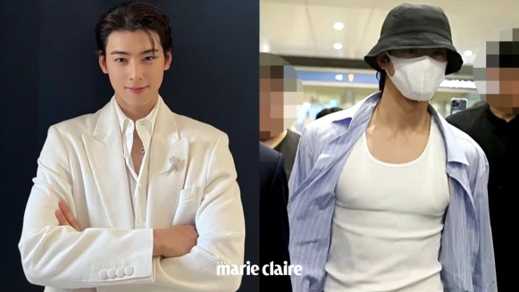 車銀優不靠臉蛋就能掀起暴動?機場時尚簡單白背心,超顯「黃金胸肌」,完美形狀粉絲們都瘋掉啦!