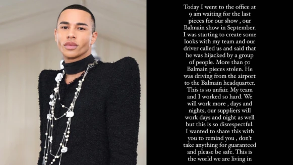 Balmain 水逆？開秀倒數10天一卡車50+秀服遭竊，設計團隊含淚加班、大秀將如期舉行