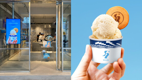 人氣蛋捲《海邊走走》居然賣冰淇淋了！必吃門市限定「水泥冰淇淋」口味