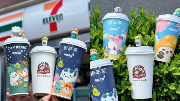 7-11「CITY X 新楓之谷」跨界聯名！人氣角色化身可愛造型杯塞，還有限量虛寶可以拿