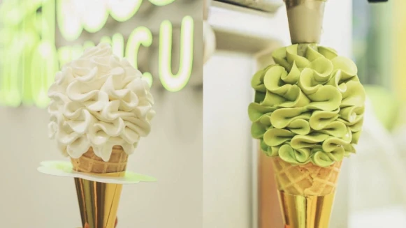 超夢幻繡球花霜淇淋在台北也吃得到！台中夯店「甜村天然手作」快閃中山區