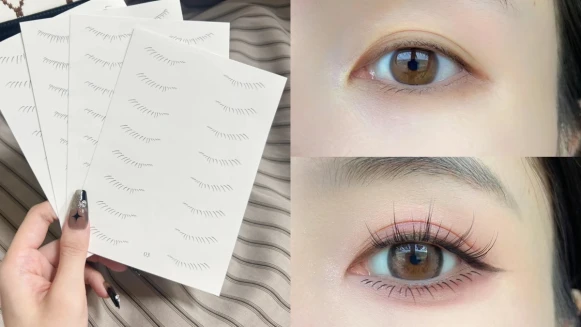 手殘救星!小紅書爆紅「下睫毛印章、貼紙、磁吸睫毛」使用方法與小訣竅公開,再懶也能畫出完美睫毛