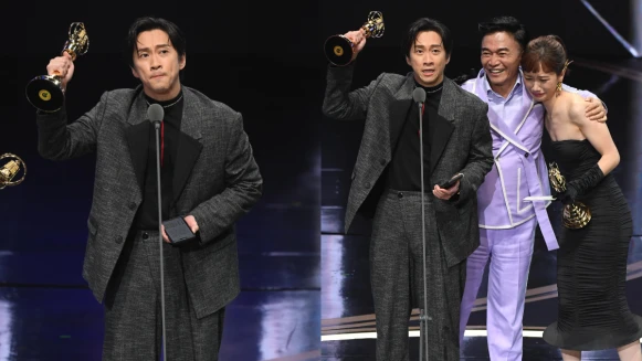 《綜藝大熱門》奪金鐘58綜藝節目主持人獎，入行18年陳漢典淚灑舞台，「提醒我不要忘記出道第一天的熱情」