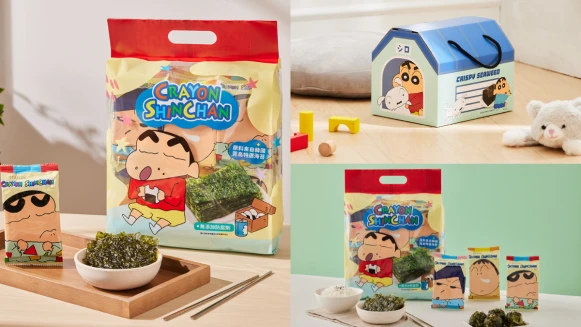 限量蠟筆小新海苔禮盒哪裡買？小新、風間、阿呆大頭包裝萌度爆棚，還有超Q小白狗屋讓你提回家