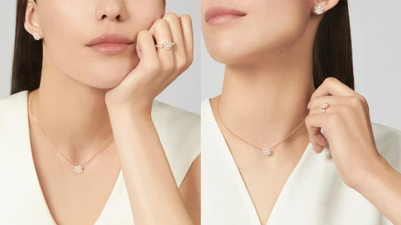 Van Cleef &amp; Arpels梵克雅寶Fleurette系列蛻變新作，以優美雅緻的柔和花冠姿態，完美綻放生動且迷人的金燦光影！