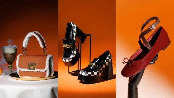 精選Charles &amp; Keith萬聖節穿搭單品：Wednesday學院風樂福鞋、暗黑綁帶紅鞋都好搭