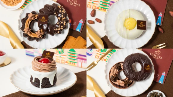 Mister Donut x GODIVA再度攜手，盤點6款聯名「巧克力甜甜圈」，爆餡布朗尼讓人欲罷不能