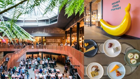 【Meg in London座標倫敦】 踩點倫敦最新室內美食市集6間推薦！竟然能在在教堂裡飲酒作樂、前所未見的迴轉起司...