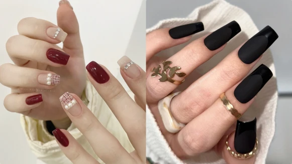 秋冬美甲網友最愛「老錢風、毛呢、琥珀猫眼」這3大款式!15款指彩範本整理