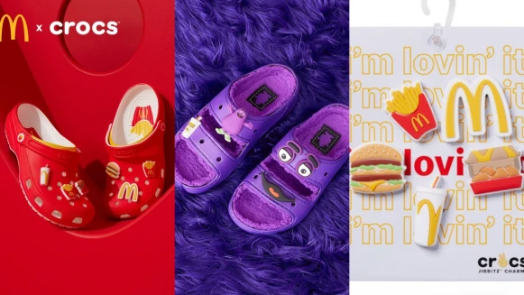 麥當勞×CROCS聯名請出4大吉祥物！奶昔大哥毛毛拖冬季必備，薯條控必收鞋釘組