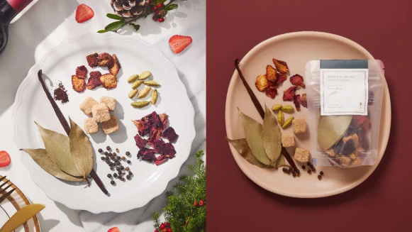  冬天必喝熱紅酒！小草作 X 米其林星級主廚Xavier Boyer攜手，打造「法式莓果風味」熱紅酒香料包