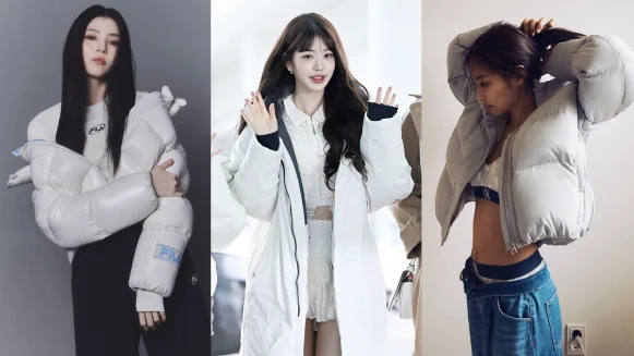 韓星羽絨衣穿搭範本：參考韓韶禧、Jennie、張員瑛、秀智…的羽絨衣穿搭