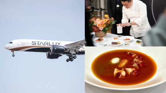 星宇航空飛機餐太狂！夢幻聯動米其林三星態芮Taïrroir，龍蝦濃湯、軟嫩和牛頰陪你遨遊天際