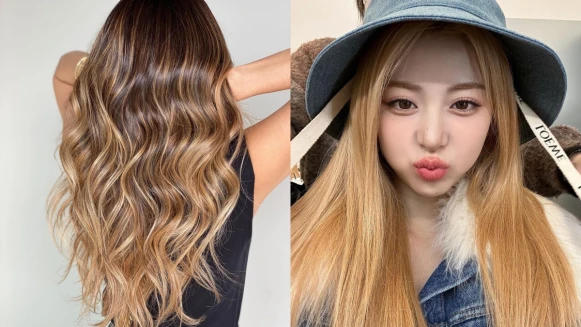 2024髮色推薦:歐美系「焦糖金棕」,淺色基底、深色混搭出絕美線條光澤