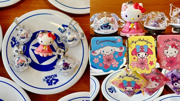 藏壽司 X 三麗鷗推「13款聯名扭蛋」，Hello Kitty換上新年和服，限定造型只在台灣有