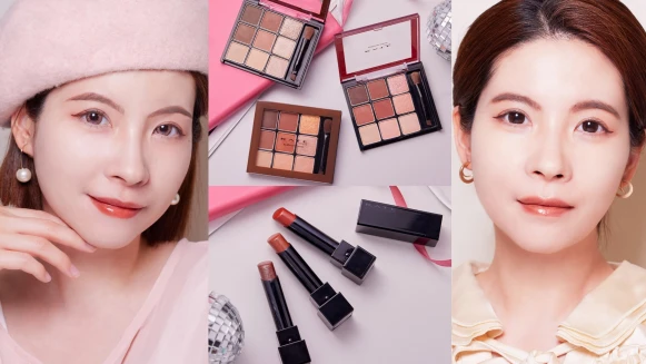 開運系兩款妝容快看M編示範!一盤萬用 9宮格KATE「3D造型限量眉眼盤」打造多種妝容!加碼分享好運連發的唇色三大色號,保證過好年!