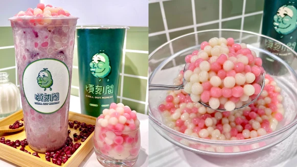 咀嚼控無法抗拒的手搖飲！頃刻間推全新配料「紅白圓仔」，加入紅豆沙牛奶美味爆發