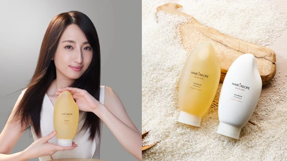 柯佳嬿仙氣少女感來自天然食材的營養!養髮也用「頭皮青春露」#純米瓶修護頭髮健康發光!