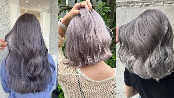 2024髮色推薦:時尚「灰色調」變化多,石墨感薰衣草/橄欖色知性又好看