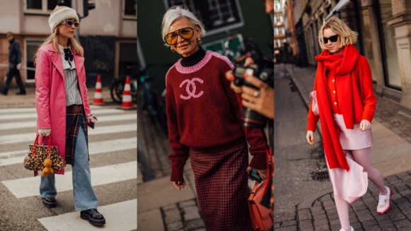 2024走春造型盤點，街拍風格、紅色單品...為新的一年做好準備