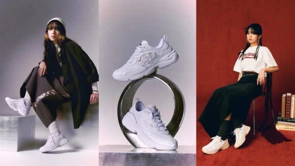 新世代時髦球鞋混搭主張就交給她表現！爆炸系穿透女聲163braces攜手ABC MART FILA女力系列鞋款，穿出最懂Z世代自由隨性且細節滿滿的多變樣貌！