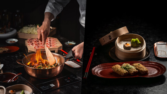 在名建築裡吃午餐！頂級粵式鍋物「明粵」推出午市套餐：「鮑魚雞煲、牛仔骨煲」一鍋兩吃搭配精緻港點