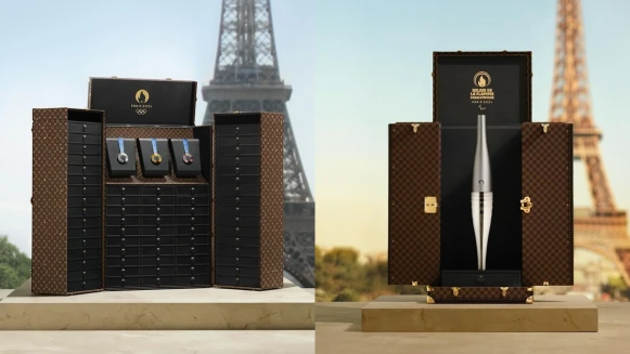 2024巴黎奧運獎牌、聖火由LV路易威登擔任守護者！注入經典Monogram、Damier格紋打造專屬行李箱