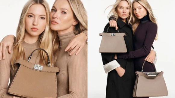 Kate Moss 母女攜手展現 Peekaboo 包款形象，包款故事必知六大重點一次看