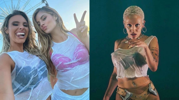 2024 Coachella濕身背心最搶眼！自帶潑水透視裝，Doja Cat、Ava Max早穿上