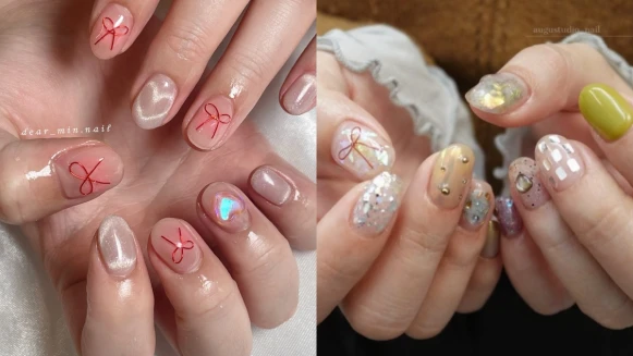 2024大勢蝴蝶結美甲20款推薦!銅線蝴蝶結、Y2K金屬⋯流行不撞款一次收藏