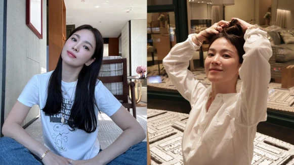 宋慧喬親曝3大保養重點：原來也愛早C晚A、睡前敷面膜、最近愛用洗臉機