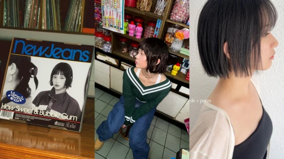 New Jeans Hanni短髮太吸睛!顯髮量低層次短髮重回潮流,蓬鬆、隨意怎樣都好看