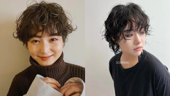 2024夏季短髮造型推薦:少年感慵懶短捲髮,輕盈飄撇的空氣感