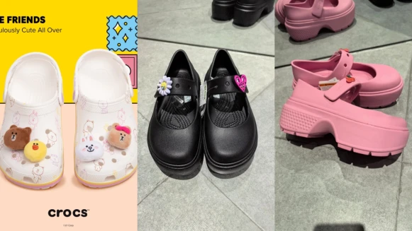 CROCS也跟上瑪莉珍熱潮，鞋帶釦自由搭可愛翻！最新LINE FRIENDS聯名曝光